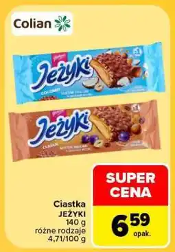 Carrefour Ciastka Jeżyki oferta