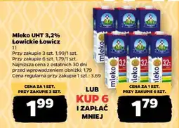 Netto Mleko UHT 3,2% Łowickie Łowicz oferta
