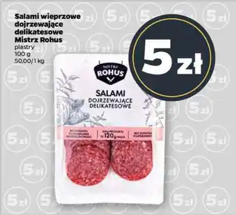 Netto Salami wieprzowe dojrzewające delikatesowe Mistrz Rohus oferta