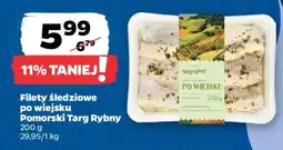 Netto Filety śledziowe po wiejsku Pomorski Targ Rybny oferta