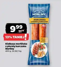 Netto Kiełbasa morlińska z piersią kurczaka Morliny oferta