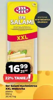 Netto Ser Salami Kuchmistrza XXL Mlekovita oferta
