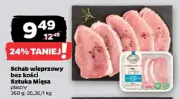 Netto Schab wieprzowy bez kości Sztuka Mięsa oferta
