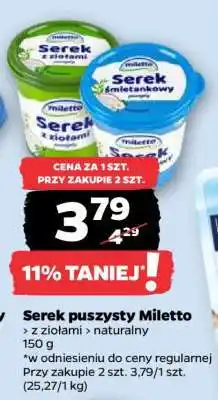 Netto Serek puszysty Miletto oferta