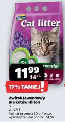 Netto Żwirek lawendowy dla kotów Hilton oferta