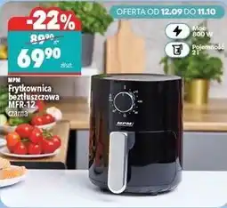 Biedronka MPM Frytkownica beztłuszczowa MFR-12 czarna oferta