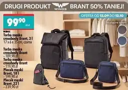 Biedronka Wings Brant Torba męska crossbody i plecaki oferta
