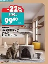 Biedronka DOMAREX Drapak Homely okrągły oferta
