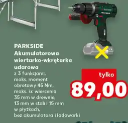 Kaufland Parkside Akumulatorowa wiertarko-wkrętarka udarowa oferta