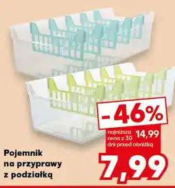 Kaufland Pojemnik na przyprawy z podziałką oferta