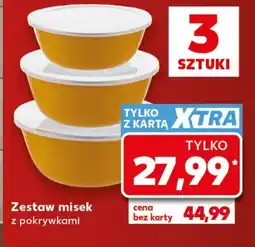 Kaufland Zestaw misek z pokrywkami oferta