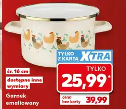 Kaufland Garnek emaliowany oferta