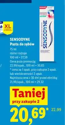 Lidl Pasta do zębów Sensodyne Nadwrażliwość & Dziąsła oferta