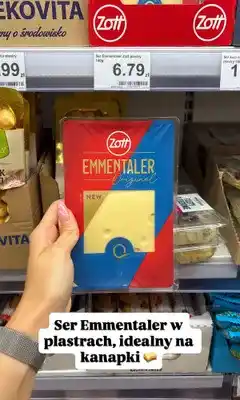 Dino Ser w plastrach Zott Emmentaler Original oferta