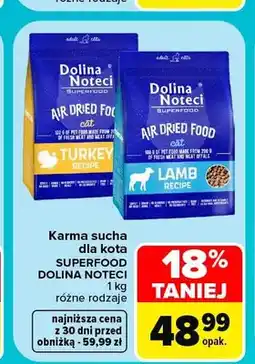 Carrefour Karma sucha dla kota Superfood Dolina Noteci oferta
