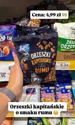 Dino Orzeszki kapitańskie Laro o smaku rumu oferta