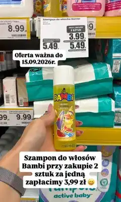 Dino Szampon dla dzieci Bambi d-panthenol oferta