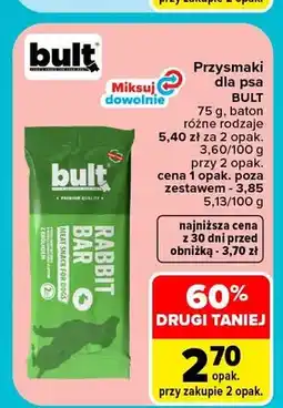Carrefour Przysmaki dla psa baton Bult oferta