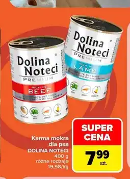 Carrefour Karma mokra dla psa Rich in Beef Dolina Noteci oferta