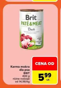 Carrefour Karma mokra dla psa Brit oferta