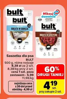 Carrefour Saszetka dla psa Bult oferta