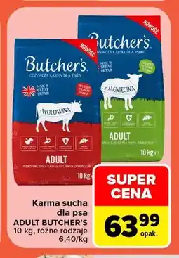 Carrefour Karma sucha dla psa Adult Butcher's wołowina oferta