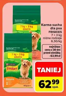 Carrefour Karma sucha dla psa Friskies oferta