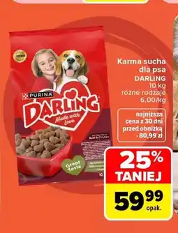 Carrefour Karma sucha dla psa Darling oferta