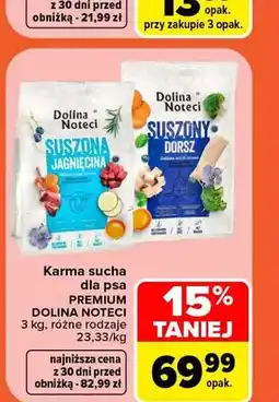 Carrefour Karma sucha dla psa Premium Dolina Noteci oferta