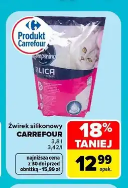 Carrefour Żwirek silikonowy Carrefour oferta