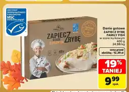 Carrefour Danie gotowe Zapiecz Rybę w sosie kurkowym Family Fish oferta