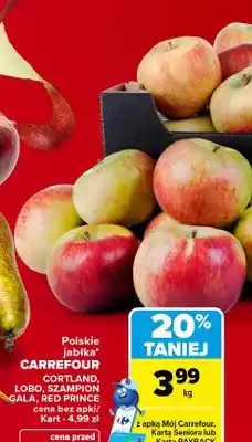 Carrefour Polskie jabłka Red Prince Carrefour oferta