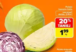 Carrefour Kapusta biała polska oferta