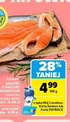 Carrefour Łosoś dzwonko Jakość z Natury Carrefour oferta