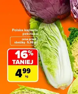 Carrefour Kapusta pekińska polska oferta