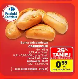 Carrefour Bułka śniadaniowa Carrefour oferta