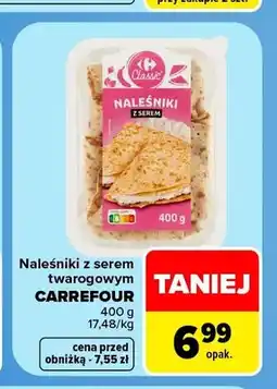 Carrefour Naleśniki z serem twarogowym Carrefour oferta