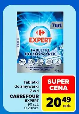 Carrefour Tabletki do zmywarki 7 w 1 Carrefour Expert oferta