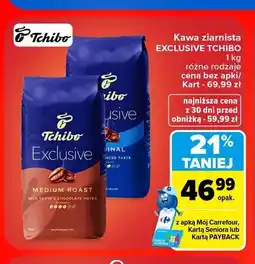 Carrefour Kawa ziarnista Exclusive Tchibo oferta