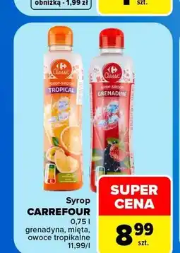 Carrefour Syrop Carrefour grenadyna oferta