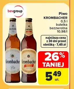 Carrefour Piwo Krombacher Pils oferta