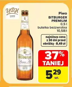 Carrefour Piwo Bitburger Premium oferta