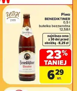Carrefour Piwo Benediktiner Weissbier oferta