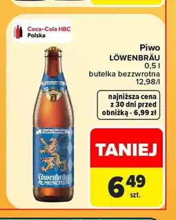 Carrefour Piwo Löwenbräu Oktoberfestbier oferta