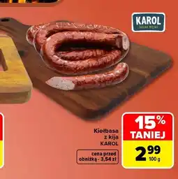 Carrefour Kiełbasa z kija Karol oferta
