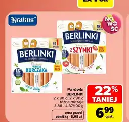 Carrefour Parówki z kurczaka Berlinki 2-pak oferta
