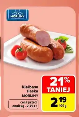 Carrefour Kiełbasa śląska Morliny oferta