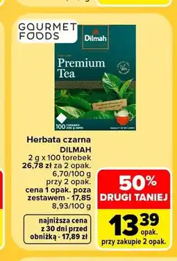 Carrefour Herbata czarna Dilmah oferta