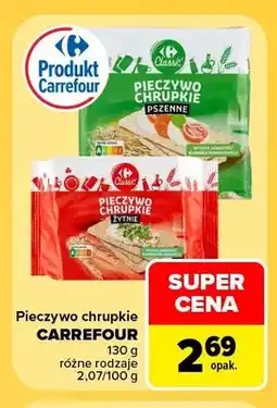 Carrefour Pieczywo chrupkie pszenne Carrefour oferta