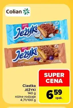Carrefour Ciastka Jeżyki oferta